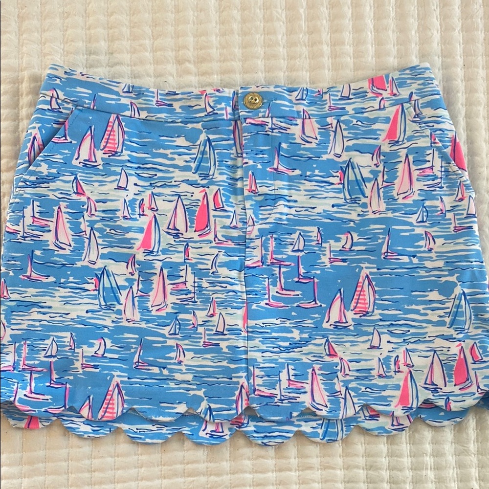 Lilly Pulitzer Pink and Blue Skirt